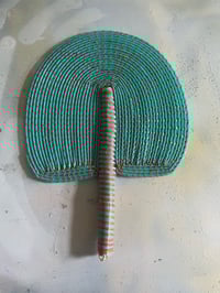 Image 17 of African Hand woven Fans made from recycled plastics  A