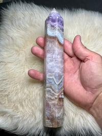 Image 5 of Lace Agate With Amethyst Generator #2380