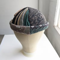 Image 1 of Shallow Fit Upcycled Reversible Beanie–4