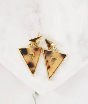 Image of Crave Statement Triangle Earrings