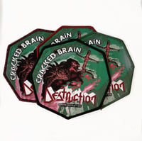 Destruction - Cracked Brain Woven Patch 