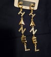 Long Dangle Earrings (Gold & Bling)