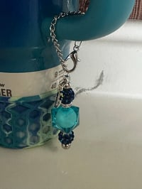 Image 2 of Sea Glass Aura Tumbler Handle Charm