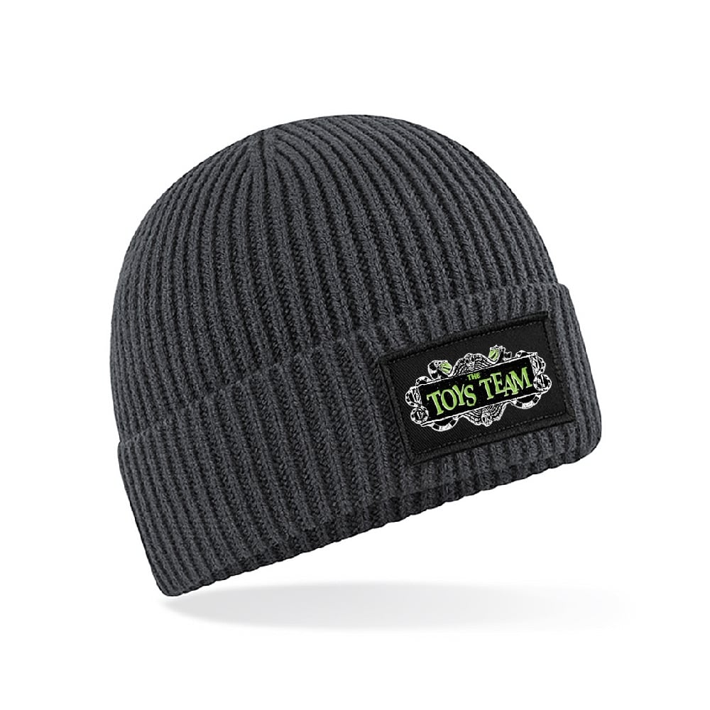 Image of Beetlejuice Team Patch Knitted Beanie Hat