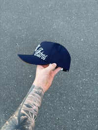 Image 5 of BURNT BEIGE BRIM NAVY HOUSTON ASTROS CUSTOM FITTED CAP