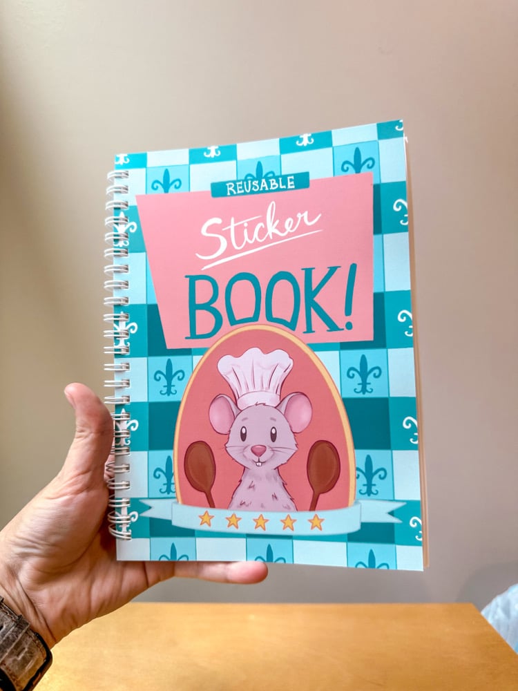 Image of Ratatouille Inspired Reusable Sticker Book