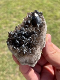 Image 16 of Smoky Quartz Crystal Points Cluster | Brazil #2971