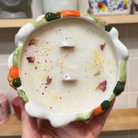 Image 2 of spiced pumpkin + oat milk scented candle