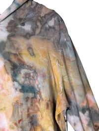 Image 6 of ♻️ UPCYCLED XL Lightweight Hoodie Tee in Mojave Ice Dye