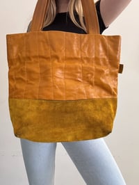 Image 3 of 00s Orange leather bag 