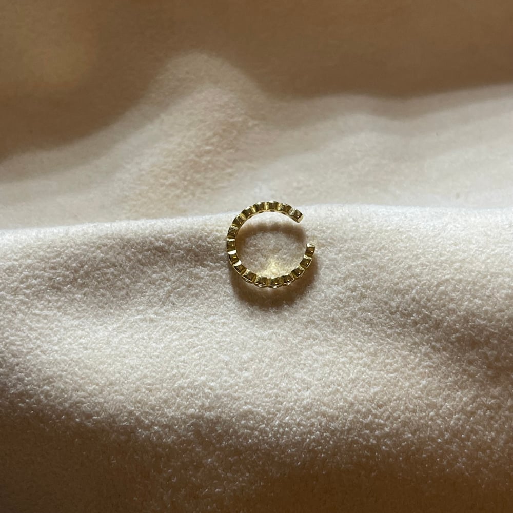 Image of The dainty diamond faux nose ring 