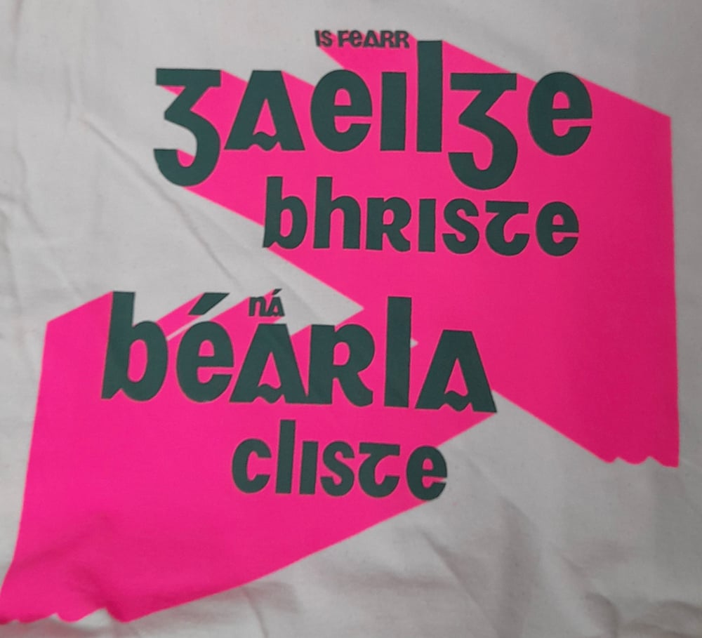 Image of ‘Gaeilge Bhriste’ Heavy Duty Tote 