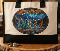 Image 2 of Psychedelic Dancing Elk Tote