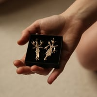 Image 1 of Advent day 6- medieval inspired mandrakes in bronze 