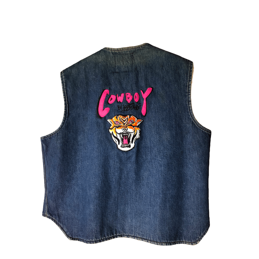 Image of COWBOY YEAR OF THE TIGER VEST 