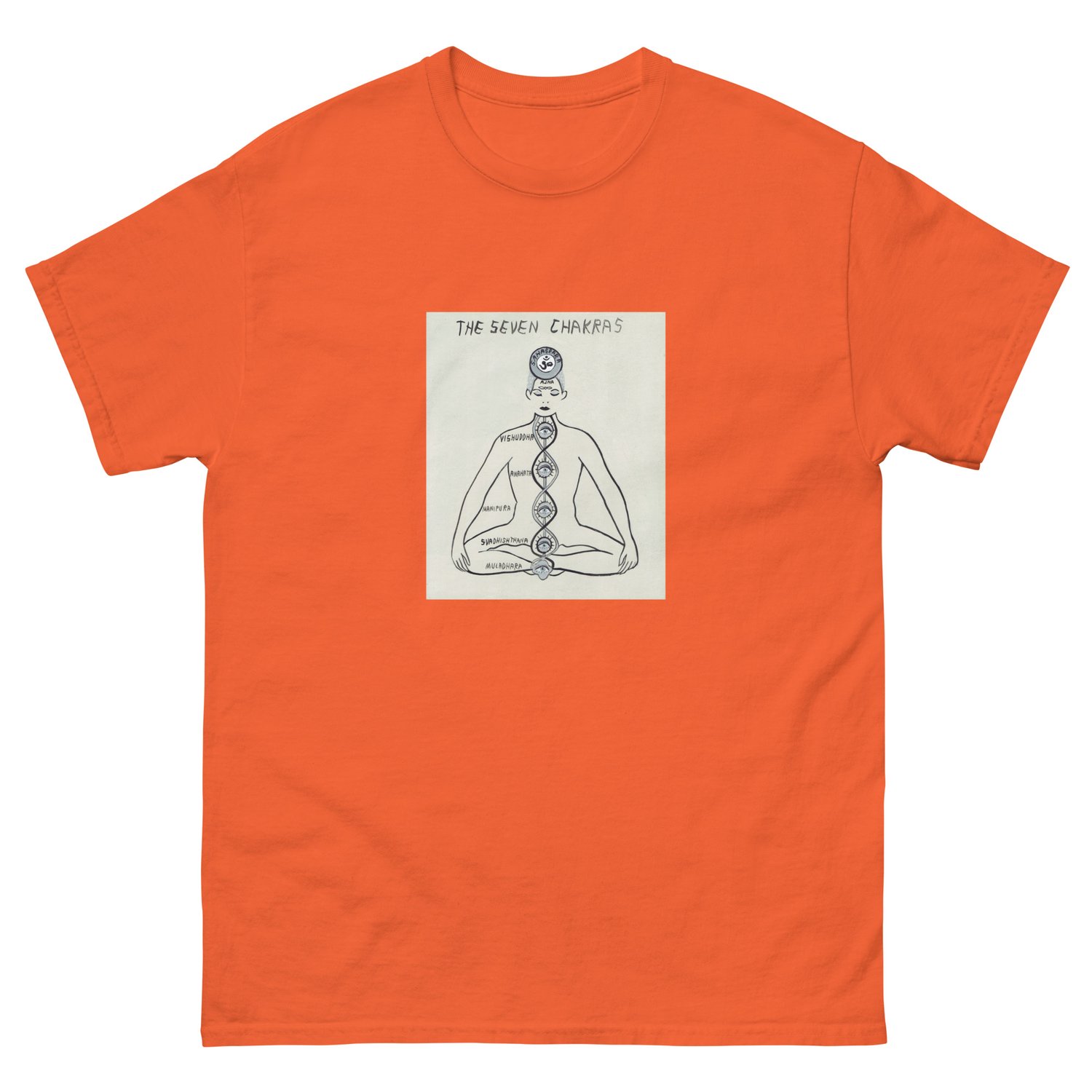 Image of THE SEVEN CHAKRAS T-SHIRT 