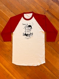 Love is sharing a cigarette together baseball shirt Sz XS-XL