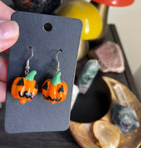 Pumpkin King earrings