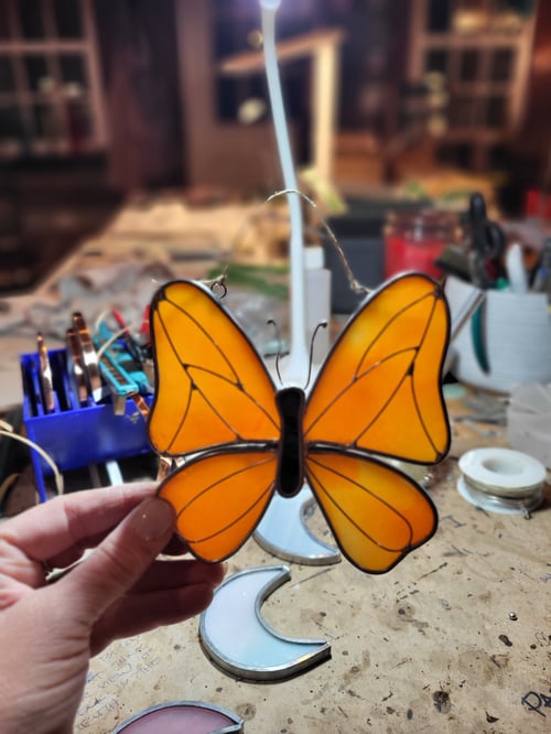 Image of Classic Butterfly-stained glass