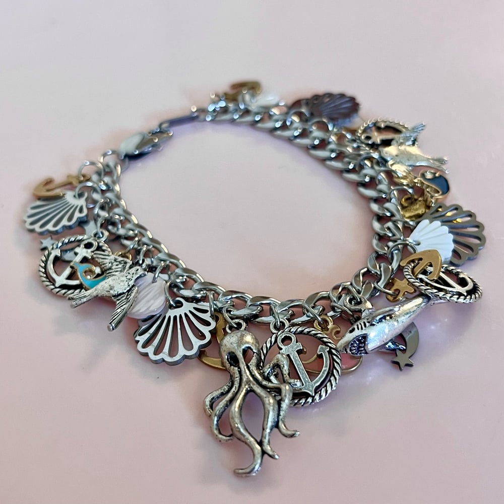 Image of One Of a Kind charm Bracelet - Sea Life 