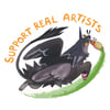 Support Real Artists sticker preorder