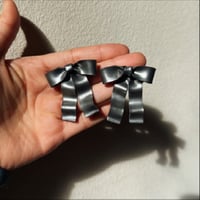 Image 1 of Black Satin Bows (XL)