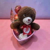 Valentine Small Rose Basket
