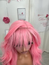 Image 6 of Flamingo pink bangs (ready to ship) 