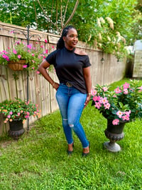 Image 3 of Cold Shoulder Top