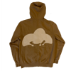 Tan Round Logo Hoodie