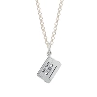 Scream Pretty Silver Mixed Tape Necklace