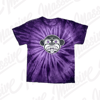 BIG HEAD TIE DYE TEE - PURPLE