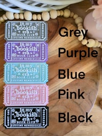 Image 3 of Bookish era book decor ticket