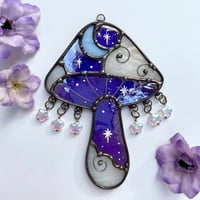 Image 4 of Catch a Falling Star Suncatcher- Shiny blue