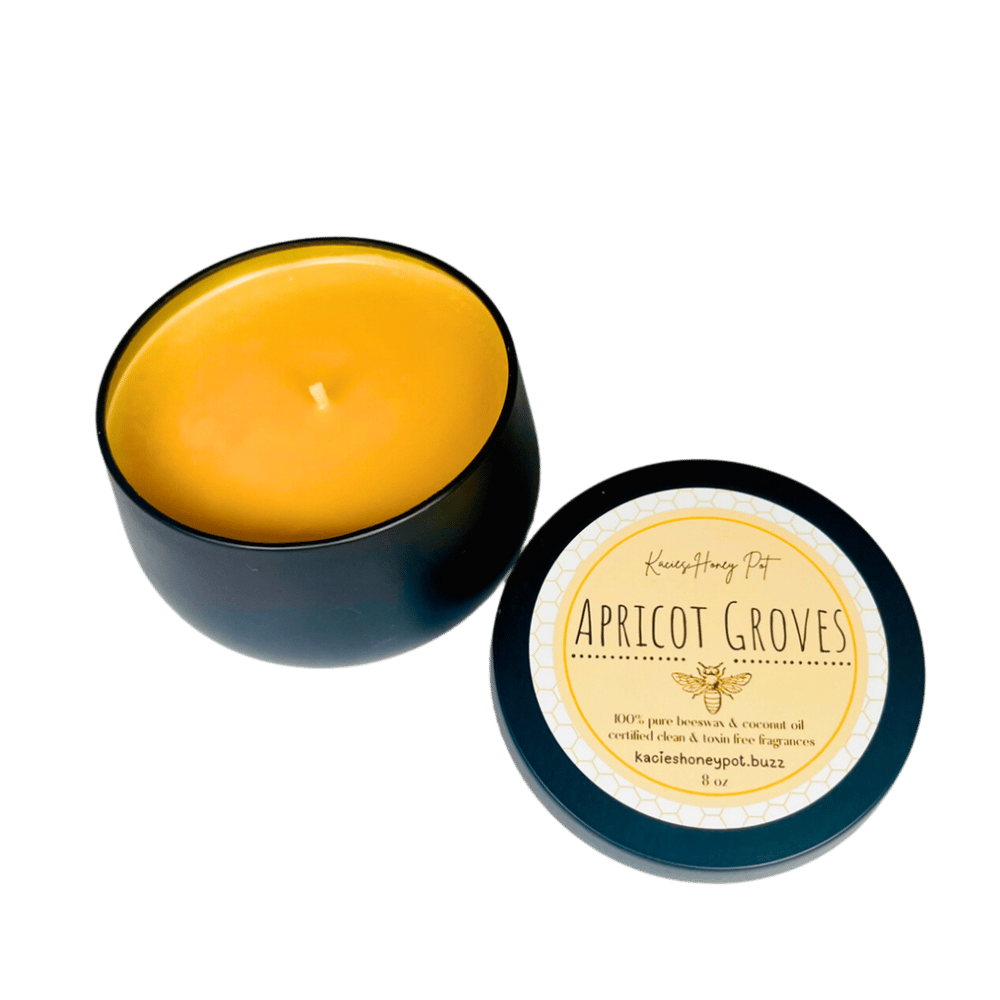 Image of Apricot Groves Beeswax Candle