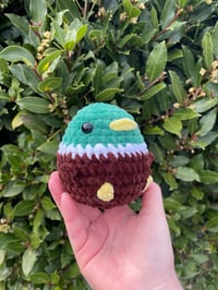 Image 3 of round bird plushie