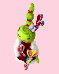 Image 2 of SMALL HOLIDAY HAPPY ART DOLL 