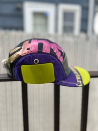 Image 3 of Surf Style Vintage Purple Green Yellow Flavorseal Reflect Glow 5-Panel