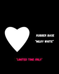 Image 1 of “Milky White” Rubber Base