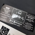 ABSU - Original Gothic Records Barathrum VITRIOL flyer 1993. + show flyer Dallas Texas 1992