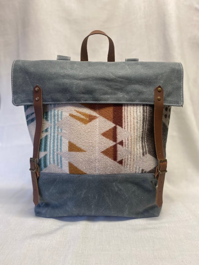Western Redcedar Rucksack - featuring Agate Beach Pendleton® Wool