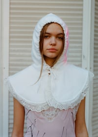 Image 1 of Broderie Lace Hood