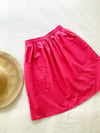 Pink Vintage Fabric Size 8 Laura Skirt with Free Postage 
