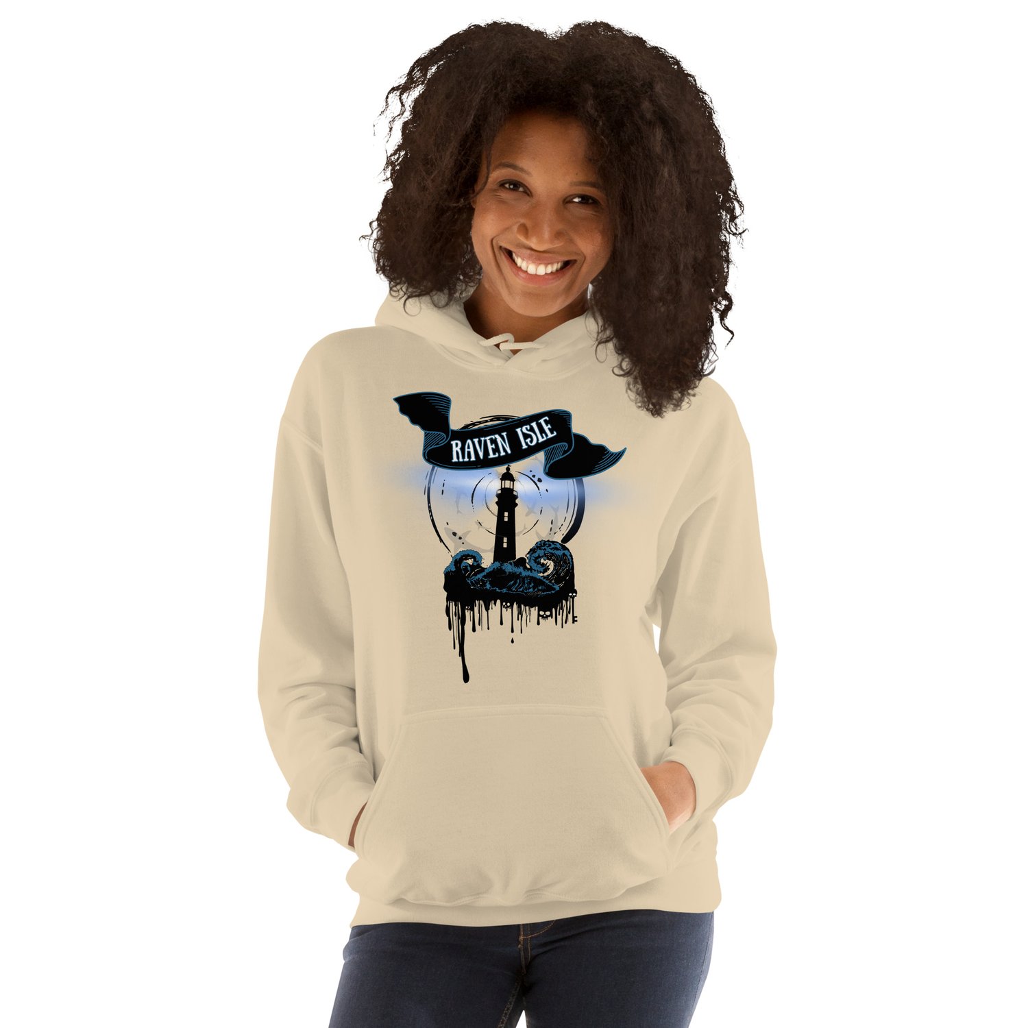 Image of Officially licensed does it hurt Raven Isle Unisex Hoodie