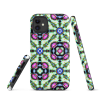 Image 3 of Psychedelic Tough iPhone case - Flower Trip