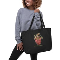 Bleeding Heart Large organic tote bag