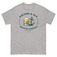 Image 2 of Anchor & Ale Brewing Company T-Shirt | Nautical Beer Graphic Tee