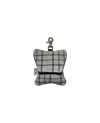 Grey Wool Check Range Finder Pouch