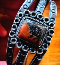 Image 2 of Fred Harvey Petrified Wood cuff 
