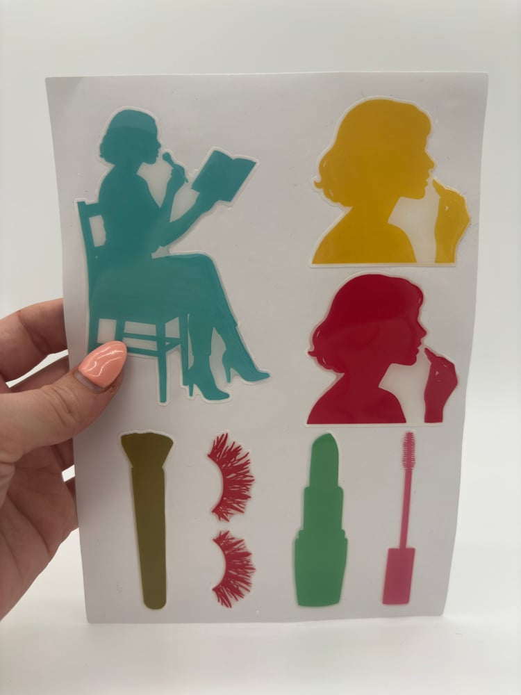 Lady Sticker | Nina Bow
